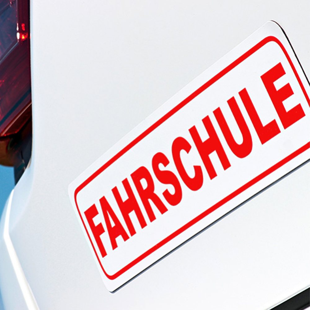 Magnetschild – „Fahrschule“
